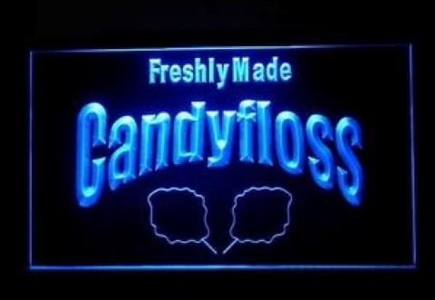 Candyfloss Freshly Made Cotton Candy LED Neon Sign